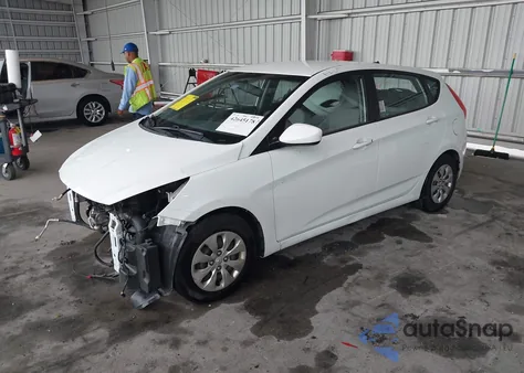 2016 Hyundai Accent Se z USA, uszkodzony, nr VIN KMHCT5AE5GU259559